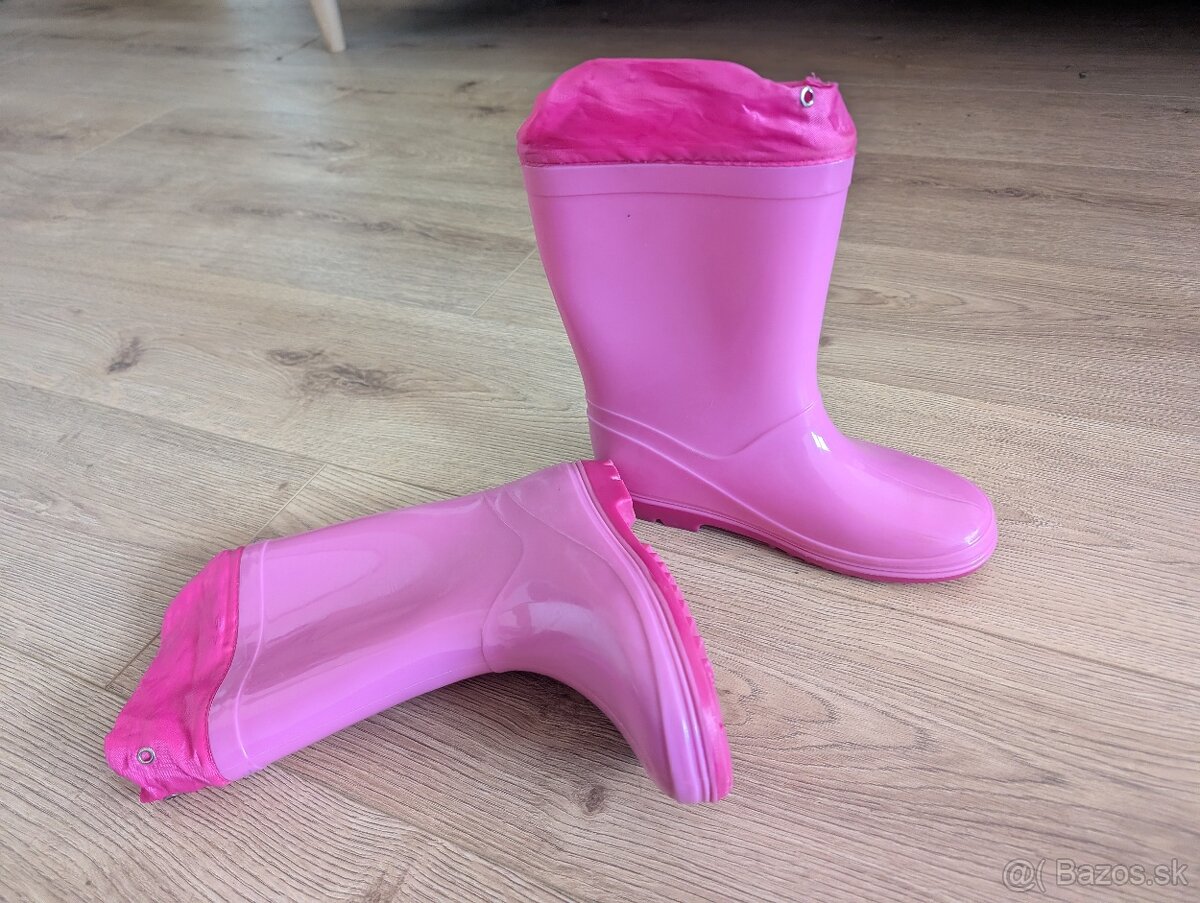 Detske gumaky velkost 32 ruzove