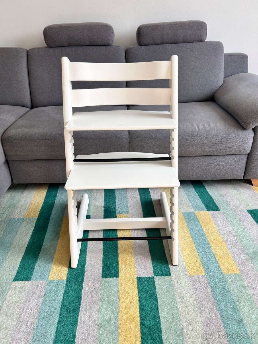 Stokke Tripp Trapp stolička - biela farba