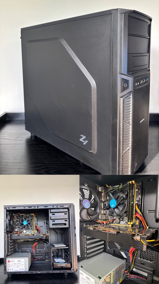 Budget Herný PC – RX 580 8GB, i5 4570, 16GB RAM