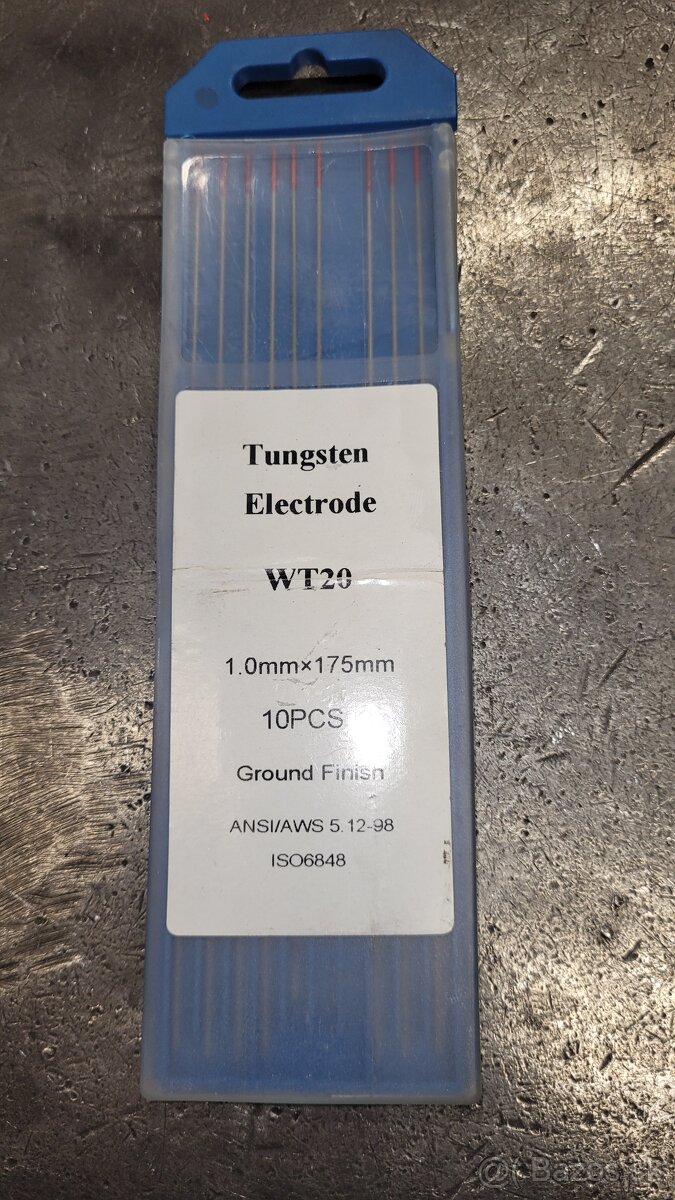 Wolframove elektródy.