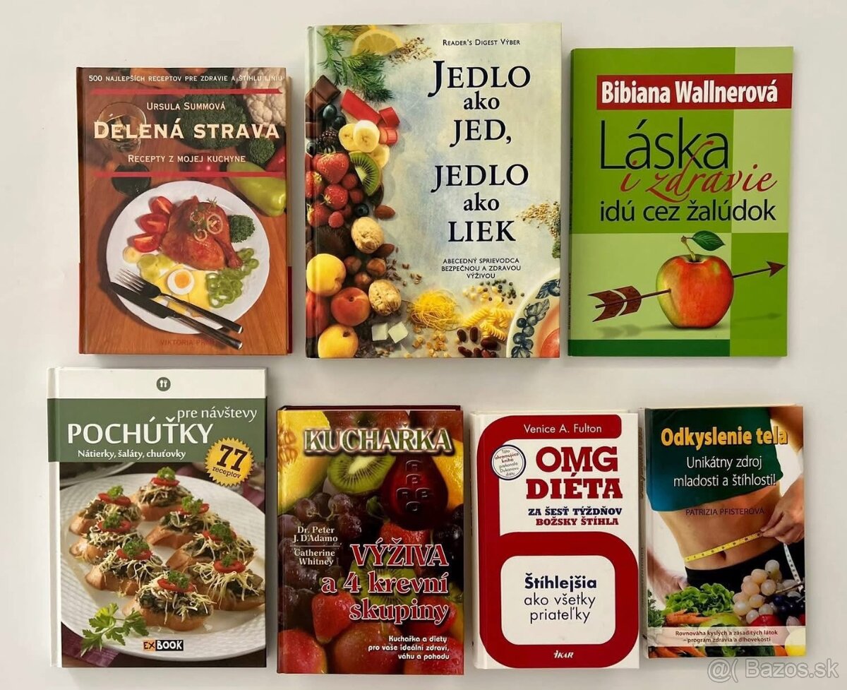 ZBIERKA KUCHÁRSKYCH KNIH A KNÍH O STRAVOVANÍ
