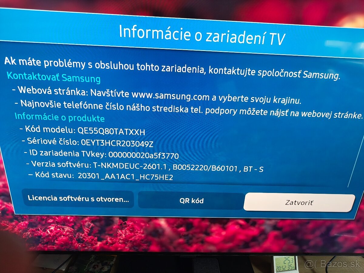 55" Samsung QE55Q80TA