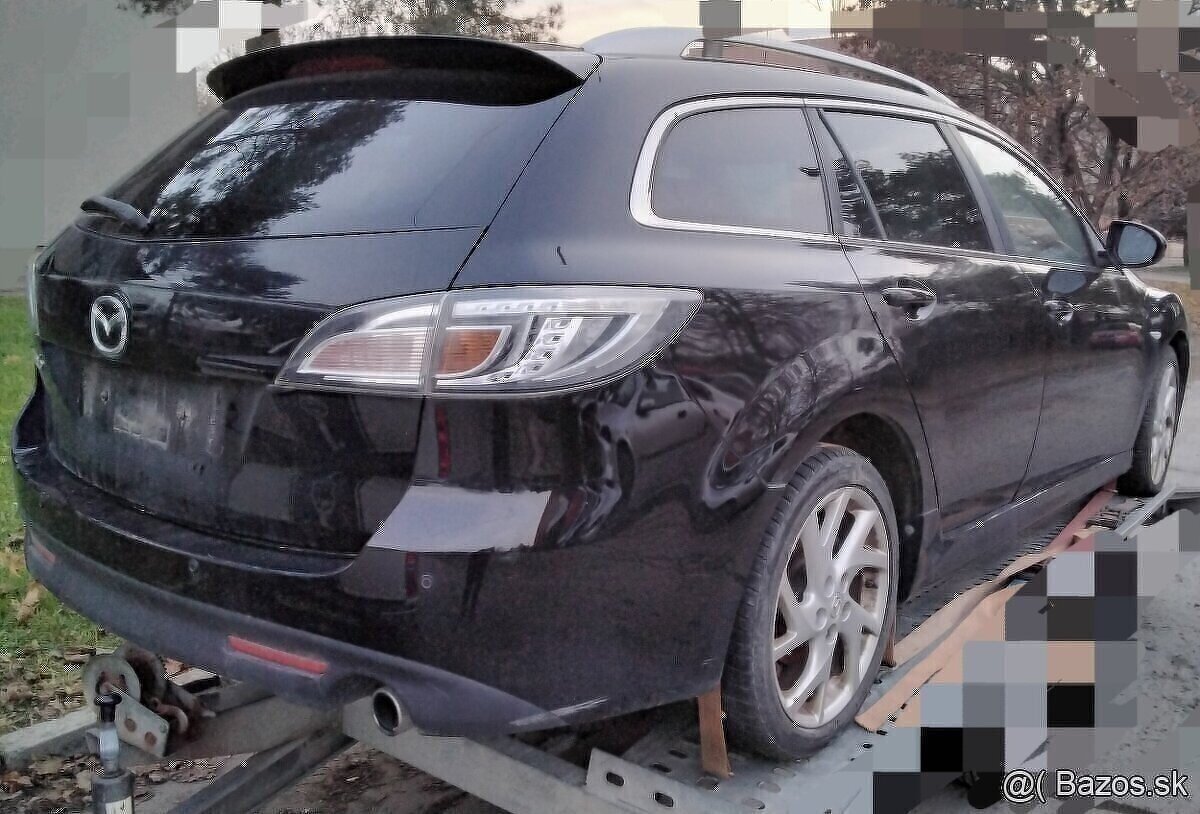 Mazda 6 2.2 D 2011 predám DVERE, MOTOR R2, TRYSKY R2AA13H50,