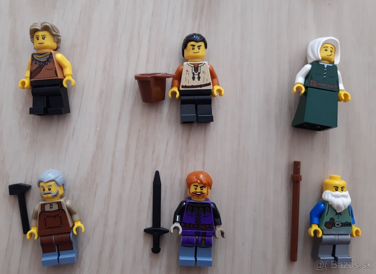Predám LEGO mix figúrok sedliakov/dedinčanov/sedlákov 1