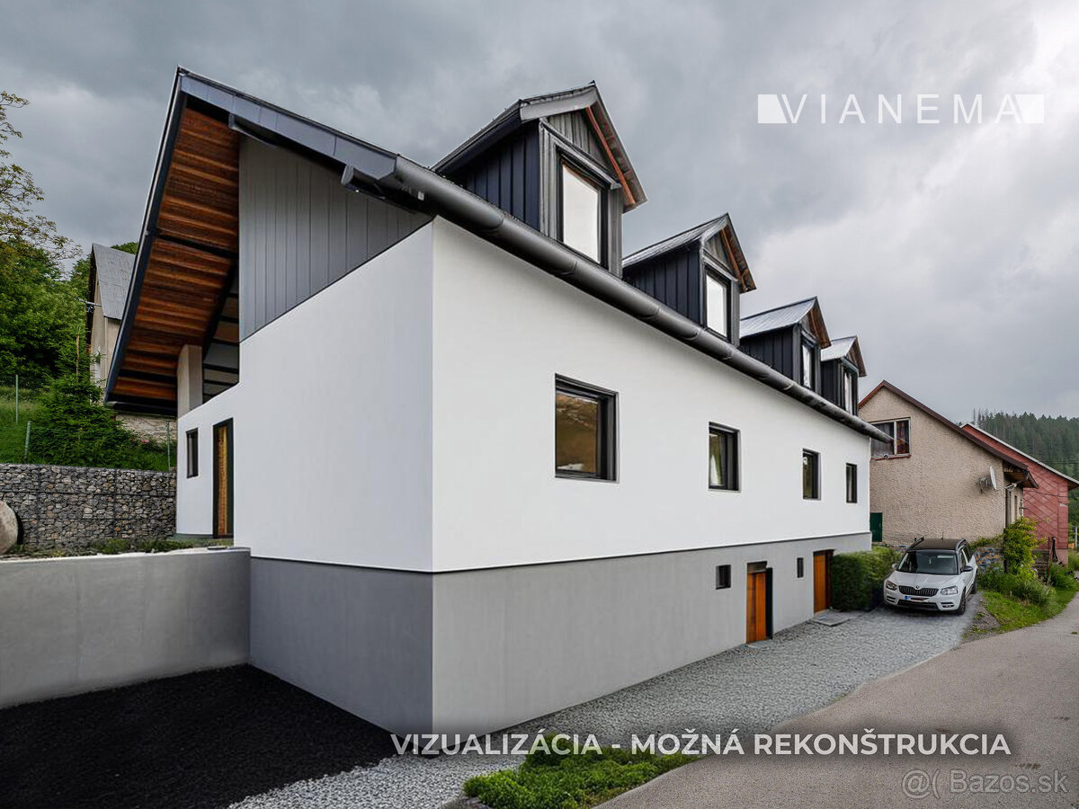 IBA U NÁS Predaj rodinný dom Čadca - Horelica s výhľadom