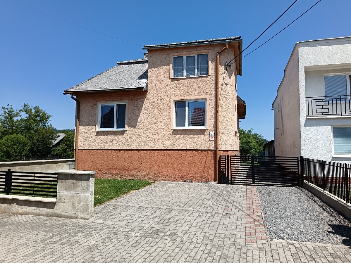 Rodinný dom so záhradou - rezervované