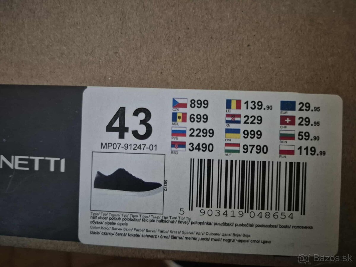 Predám 3 páry topánok