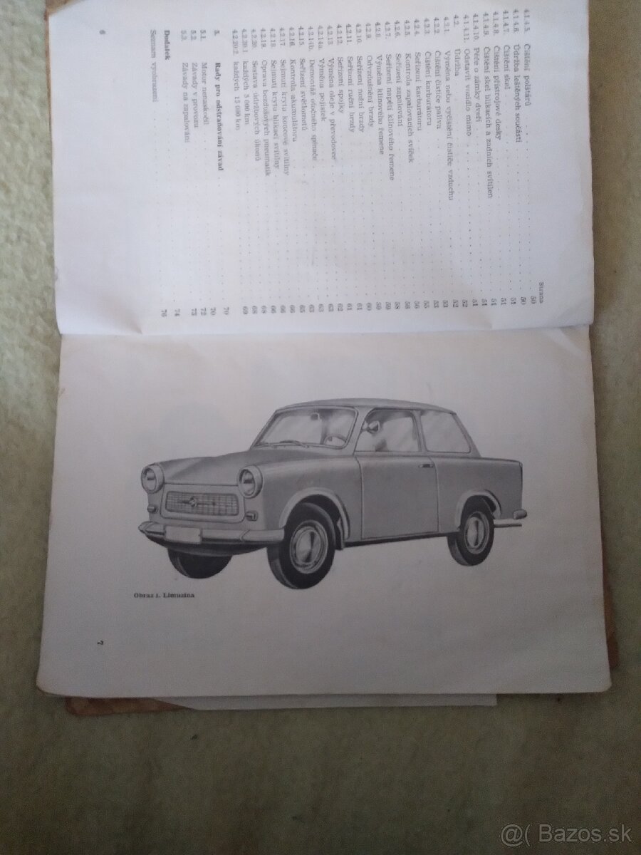 Prírucka Trabant 601
