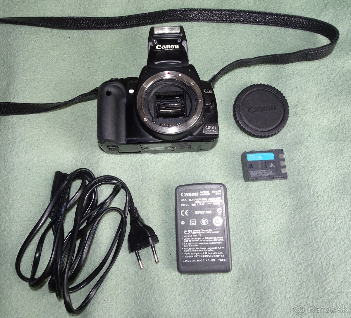 Predám japon. dig. zrkadlovku CANON 400D s bat. + nab...
