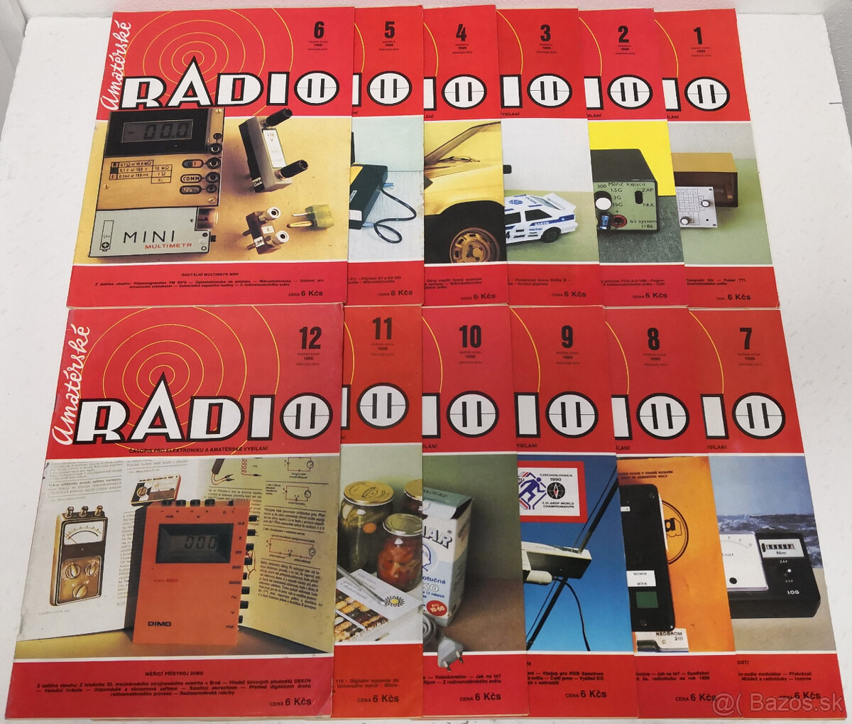 Amatérske rádio Ročník 1990, 12ks