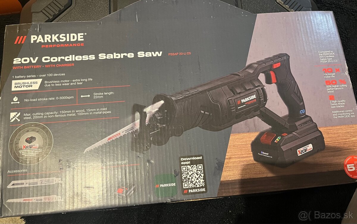 Aku Chvostova Pila Parkside Performance