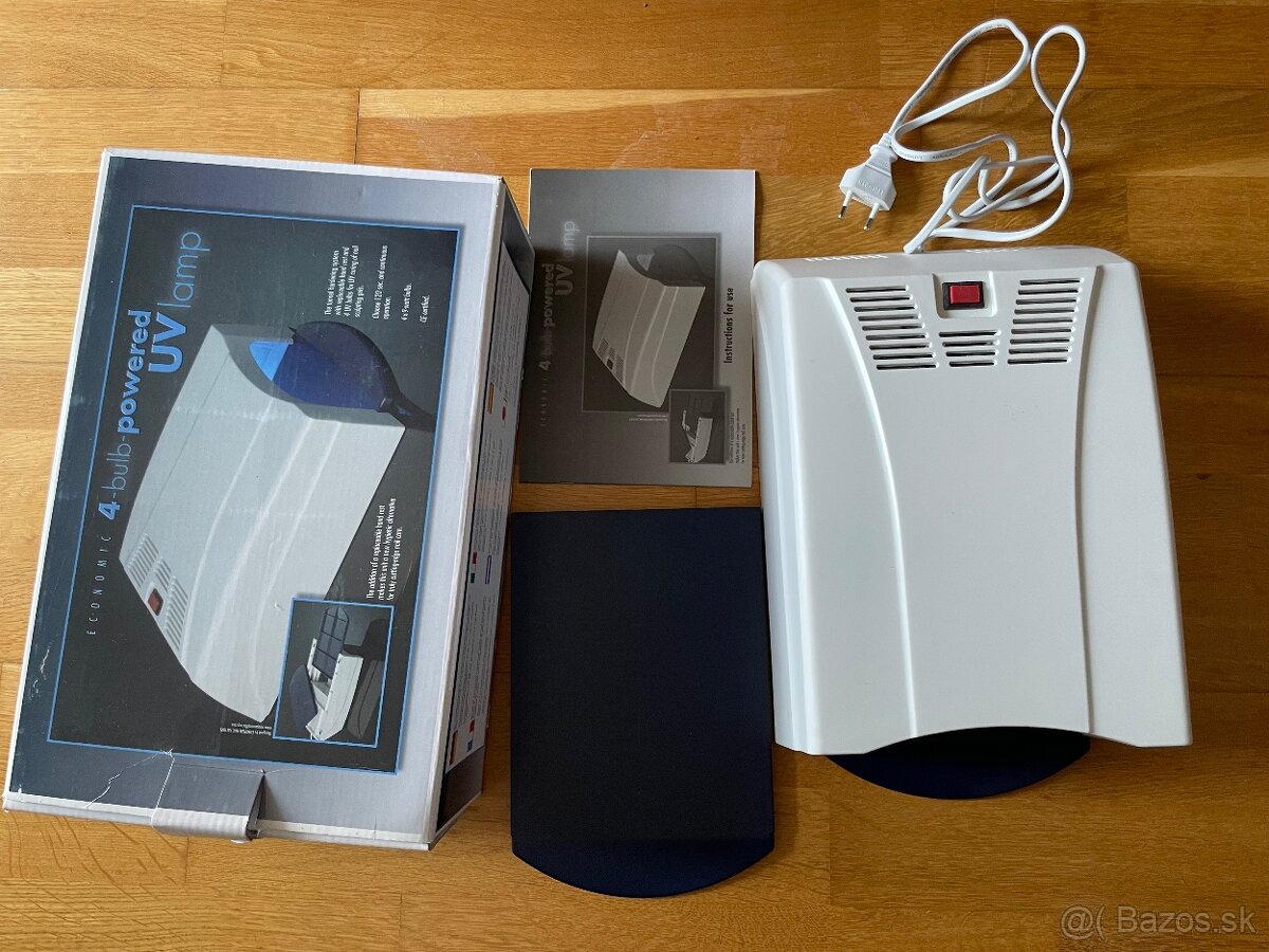 UV lampa na nechty – 4 žiarovky, plne funkčná, originál bale
