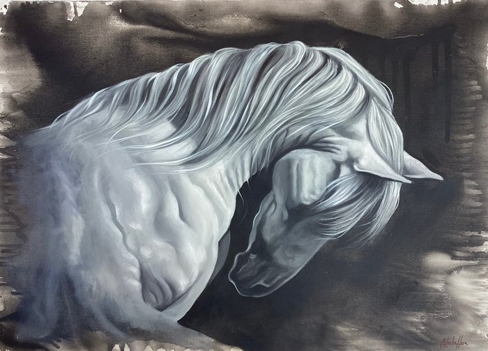 Olejomaľba -Alejandro Carballosa – „Symboly mieru“