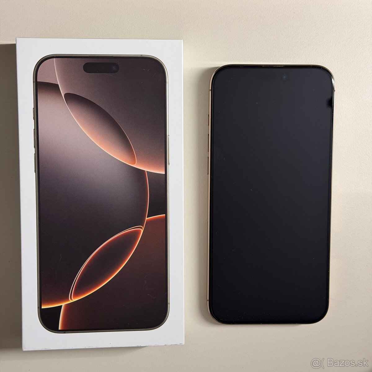 iPhone 16 Pro max 256GB desert titanium