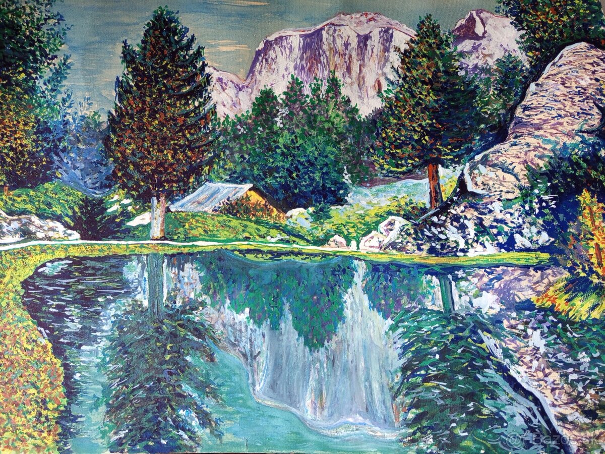 predám obraz akvarel