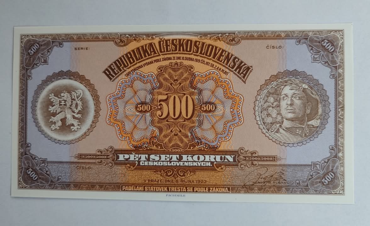 Vzácné bankovky Matej Gábriš, všetko UNC