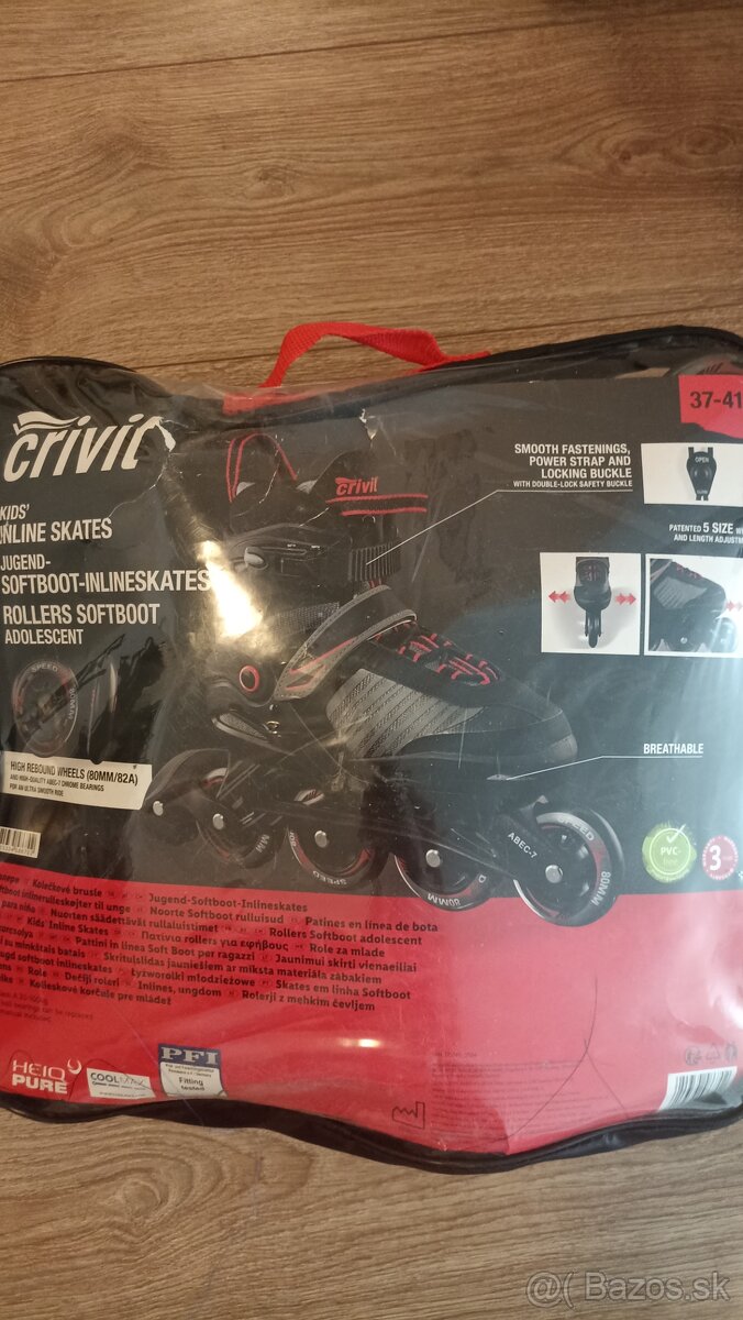 Kolieskové korčule 37 až 41