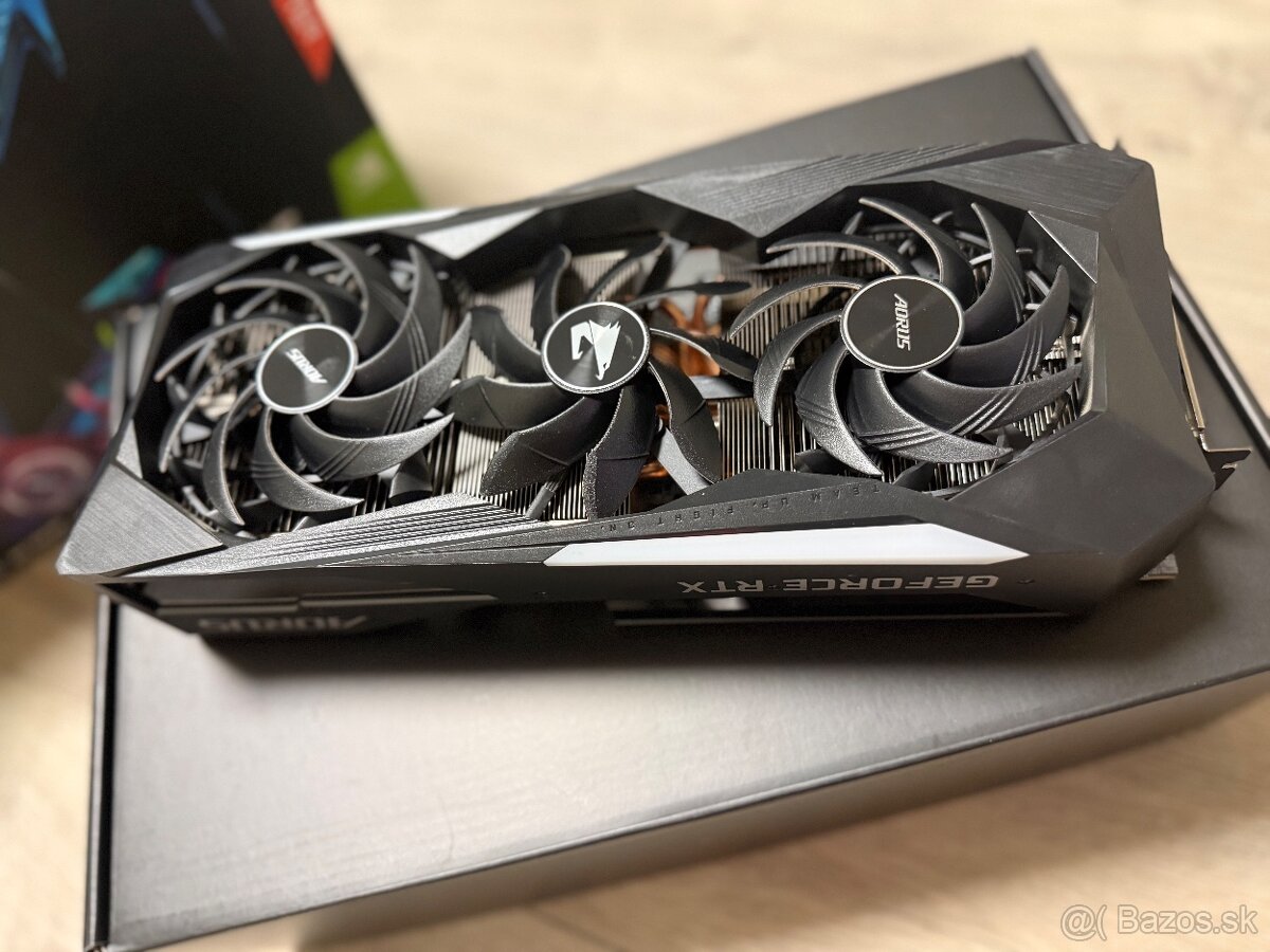 GIGABYTE AORUS GeForce RTX 3070 Ti MASTER 8G – TOP verzia –