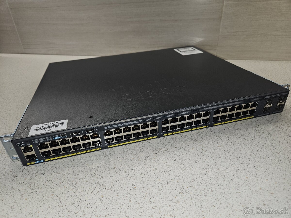 CISCO switch WS-C2960X-48FPS-L