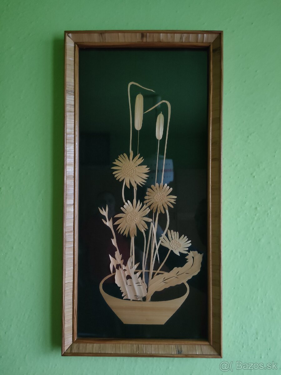 Intarzovany obraz.