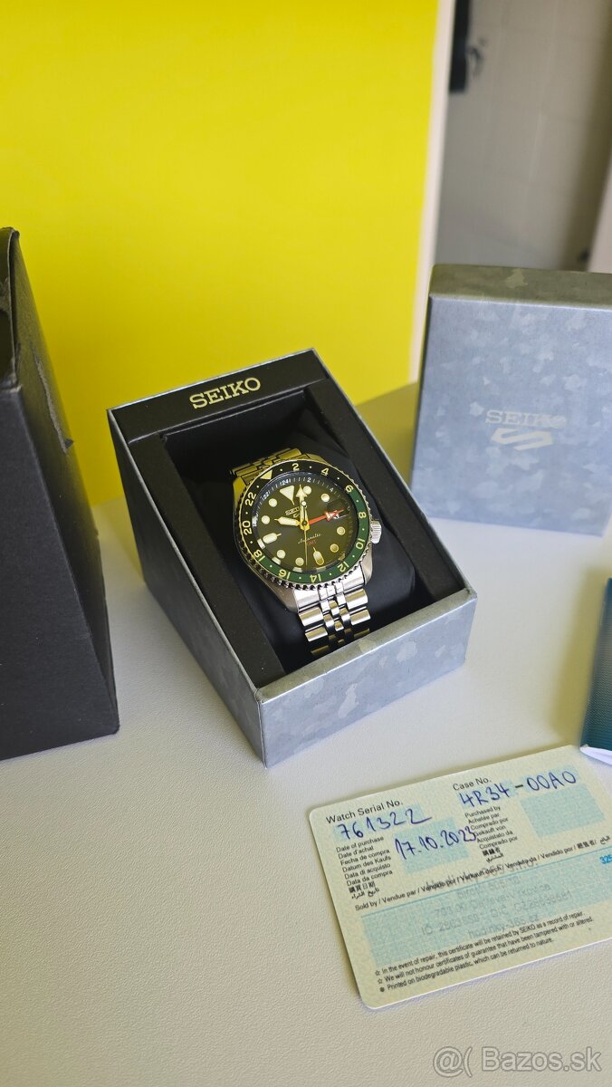 Predám hodinky SEIKO GMT