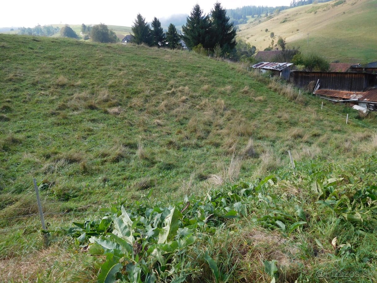 Slnečný stav. pozemok v obci Pokrývač- okr. D.Kubín.