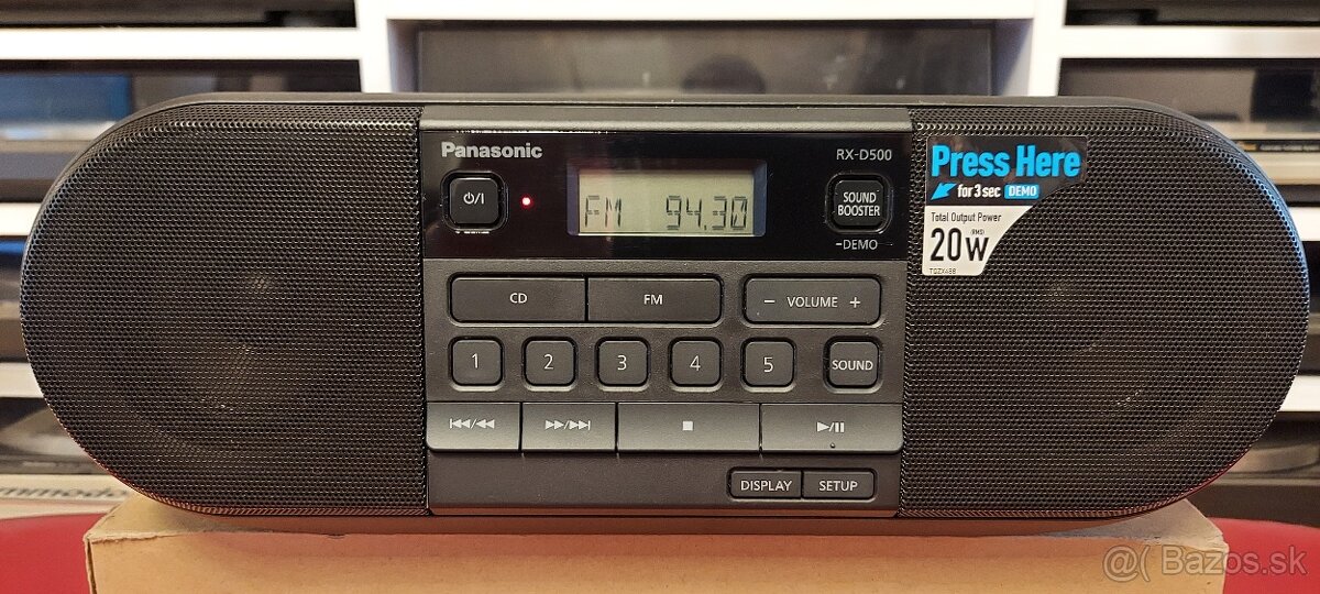 Predám rádio s CD a USB Panasonic RX-D500