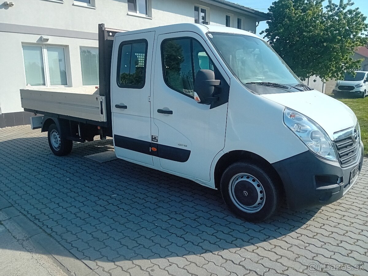 Opel Movano 2,3 D 92KW 7miest Valník 2014