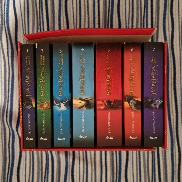 Harry Potter 1-7 (paperback, slovensky, Ikar, 2015)