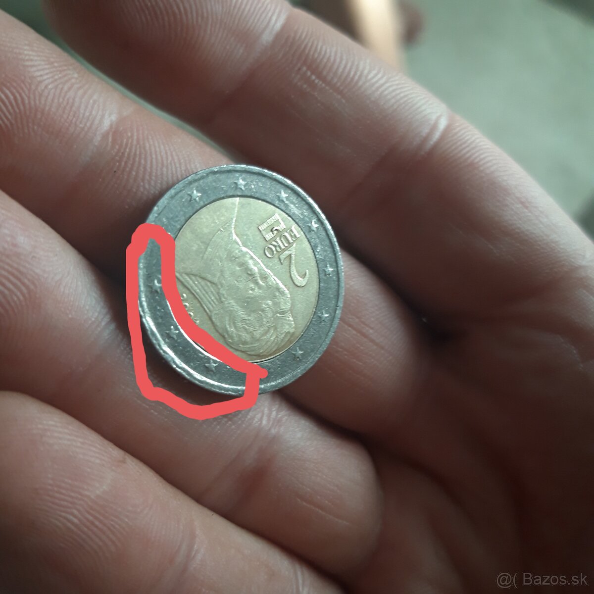 Vzacna 2€ minca(CHYBORAZBA)