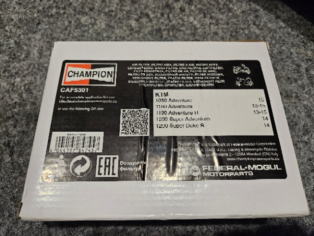 Vzduchovy filter KTM 1050,1090,1190,1290 do r.2020