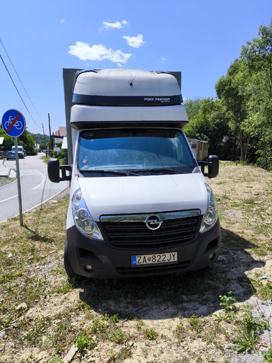Opel Movano 10 pal plachta