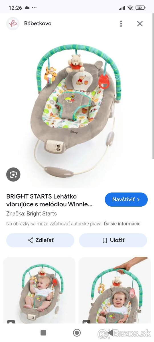 Detské chodítko, lehátko, baby brezza pro advanced expres na