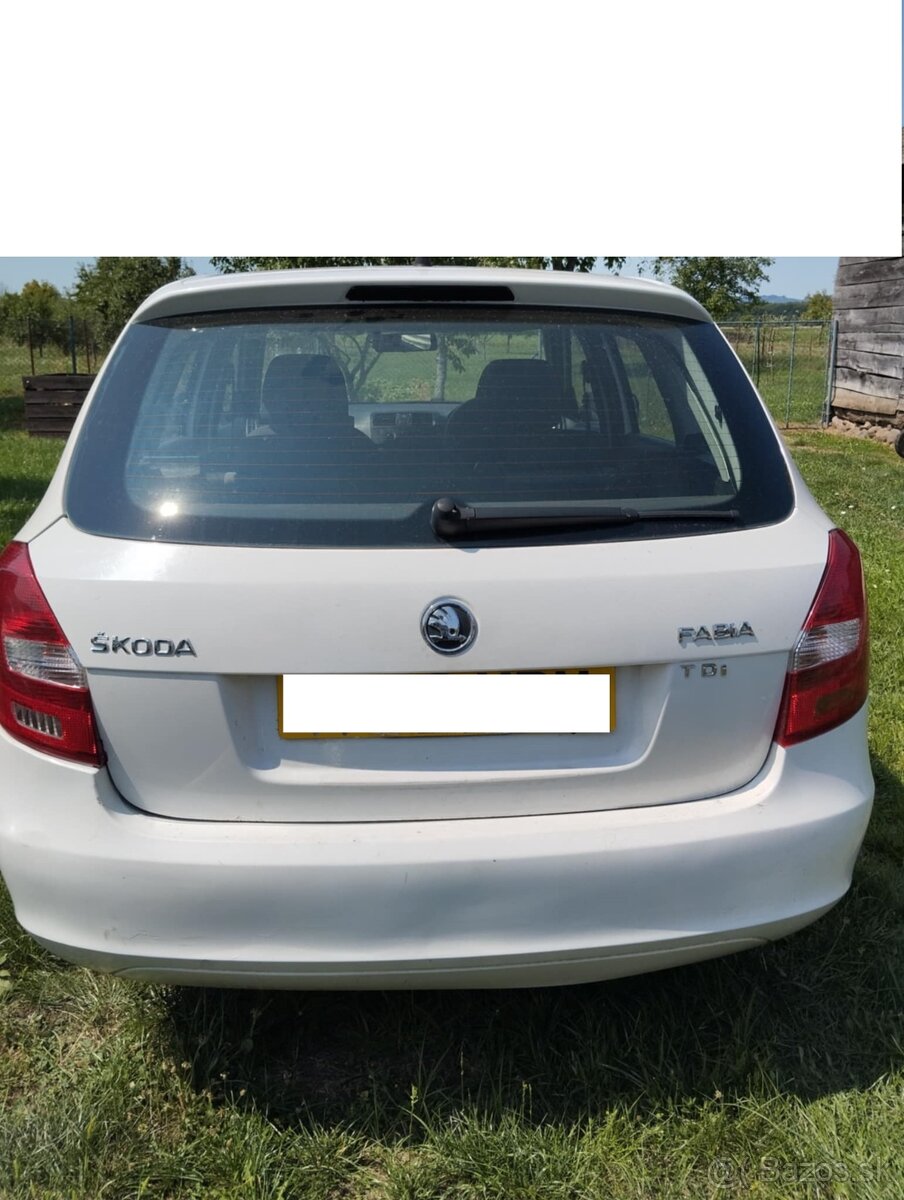 predam zadny naraznik, piate dvere, kufor fabia 2 combi