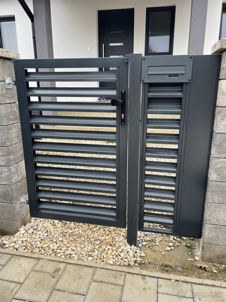 Hliníkové a oceľové brány a  ploty na mieru