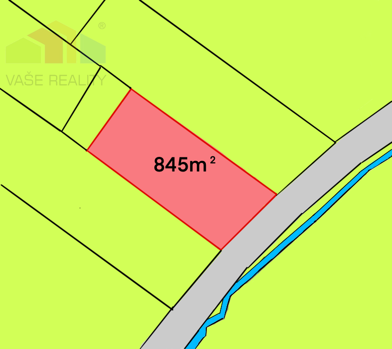 Predám Stavebný pozemok Čereňany, 845 m2