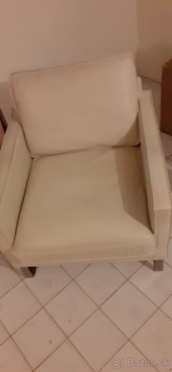 Kreslo celokoženne-dizajnové