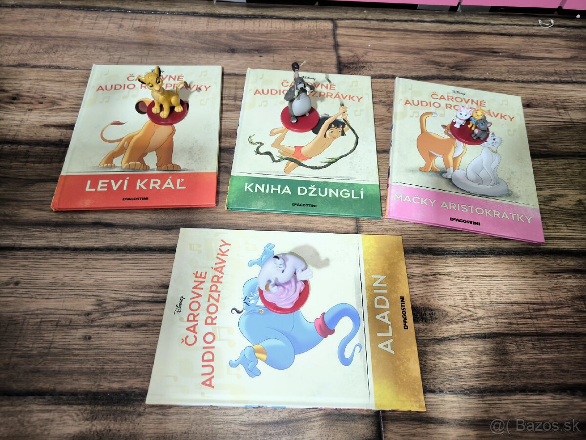 Detské audio rozpravky deagostiny + nerezová fľaša