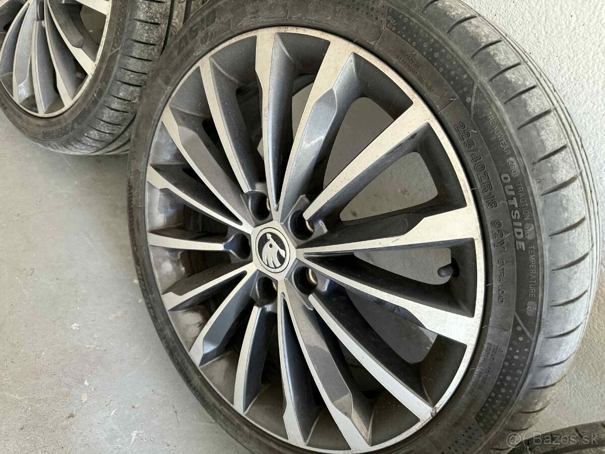 Škoda alu original disky TRINITY