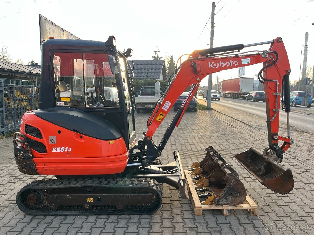 Minibager minirypadlo KUBOTA KX61-3 , JCB Takeuchi Yanmar