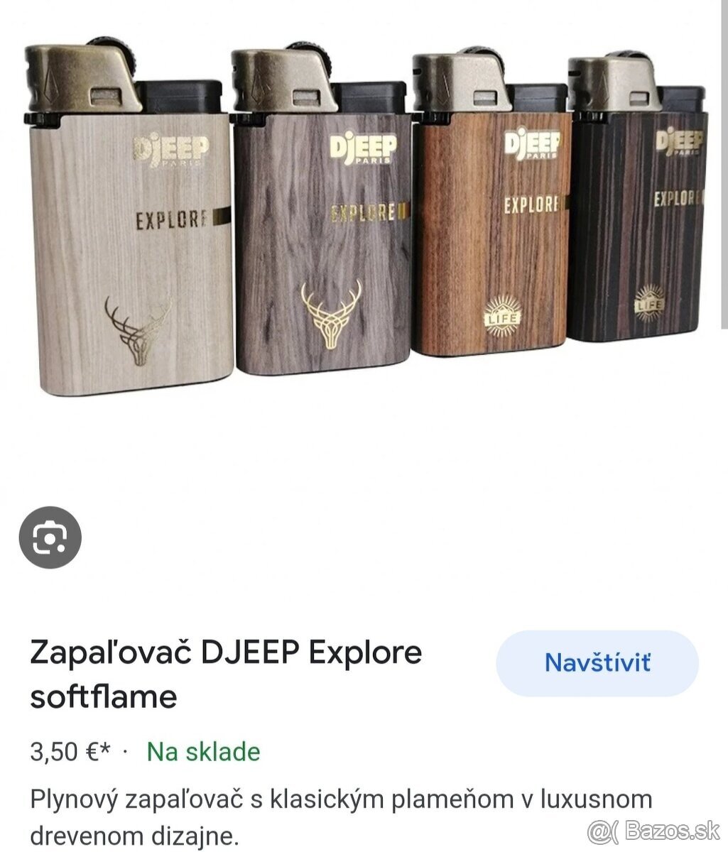 zapalovace DJEEP - NOVA CENA