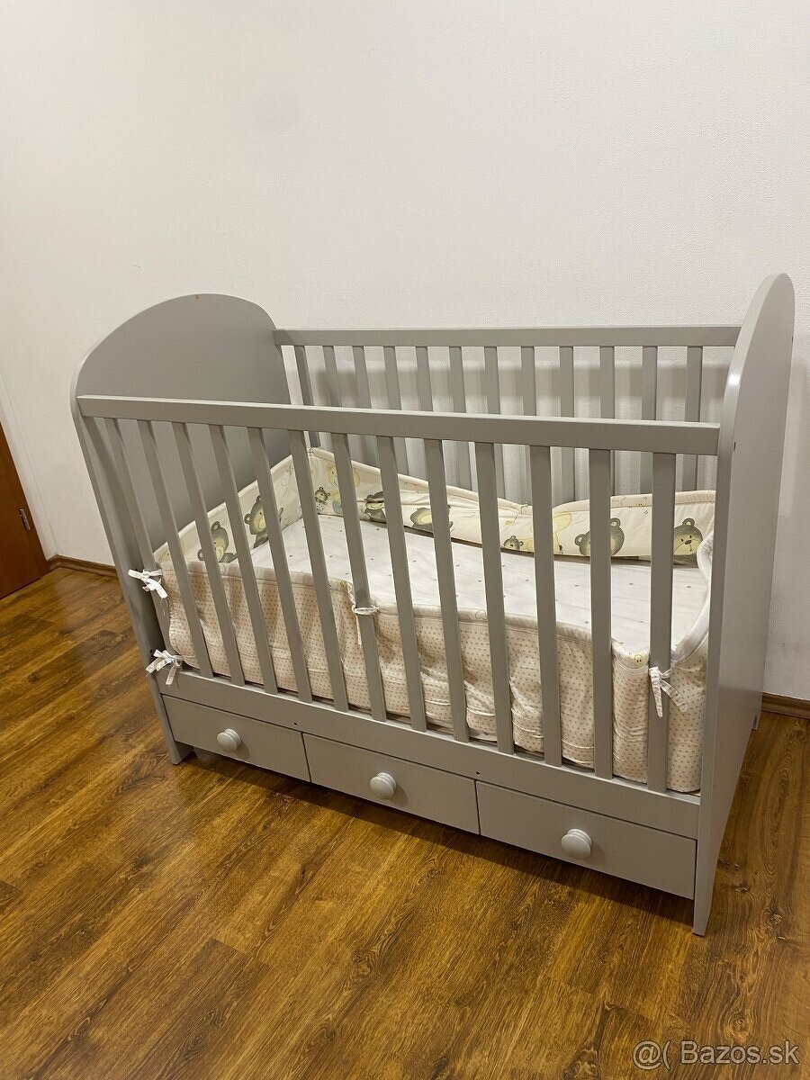 Predám detskú Ikea postieľku s matracom