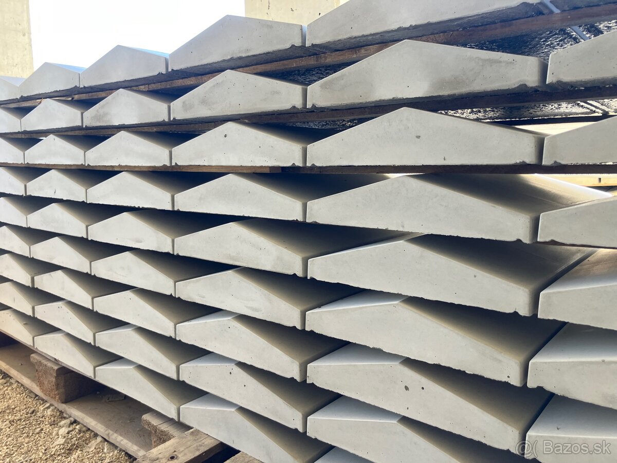 Betónové striešky/klobúky