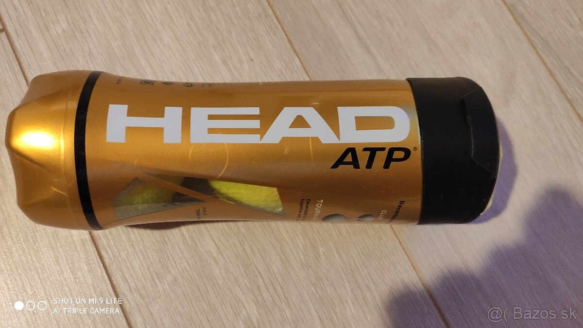 Predám sadu nových tenisových loptičiek zn. Head 3ks.