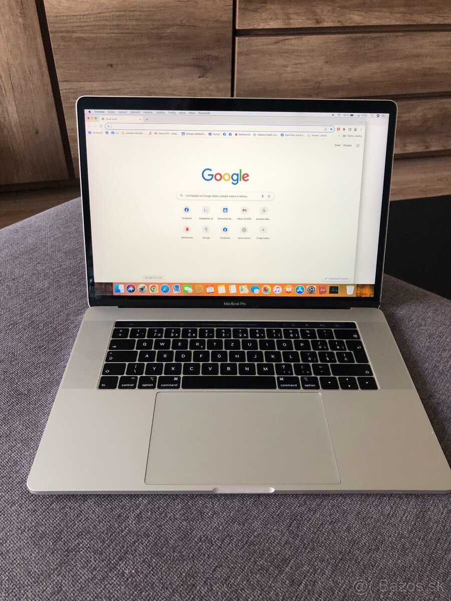 MacBook Pro 15" 2018 – i7/16GB/256GB – Výborný stav