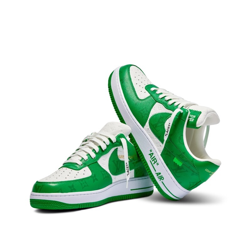 Louis Vuitton x Nike Air Force 1 Green