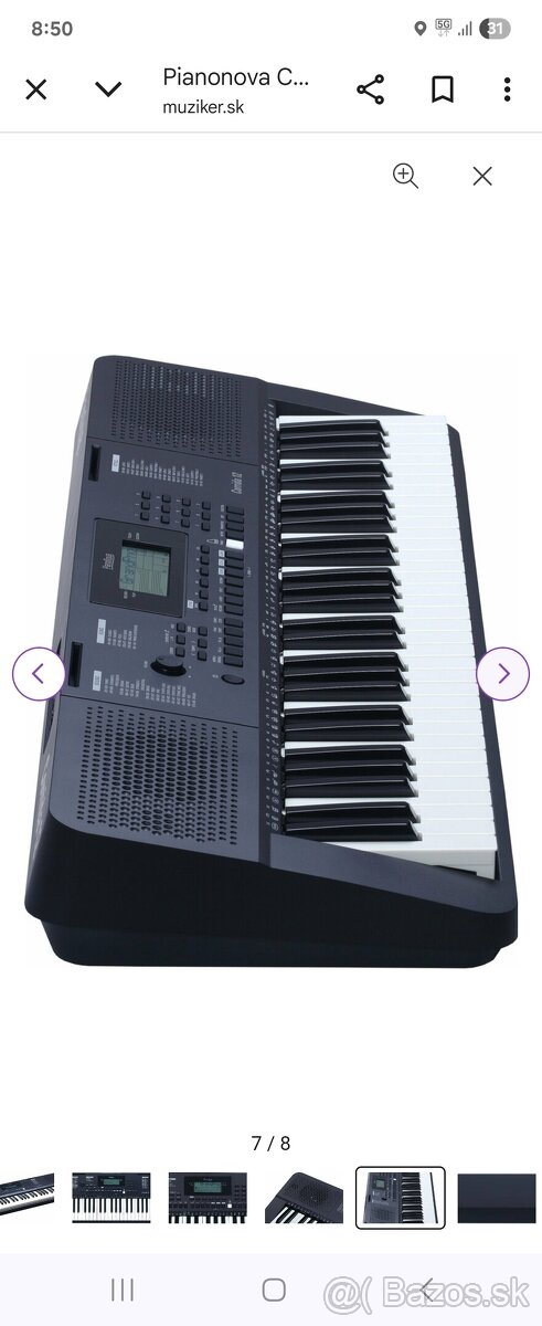 Pianonova Corrida 12 Keyboard s dynamikou
