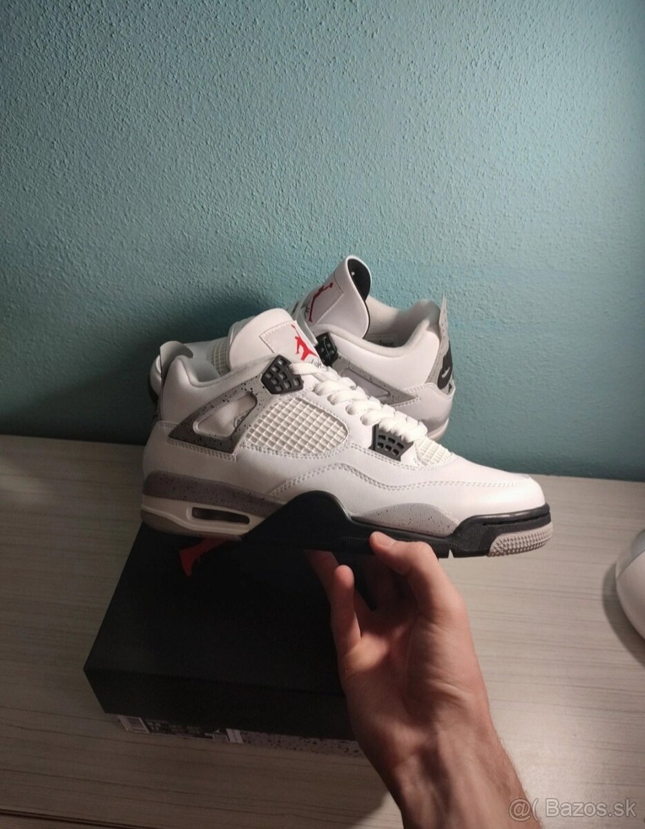 Air Jordan 4 retro white cement