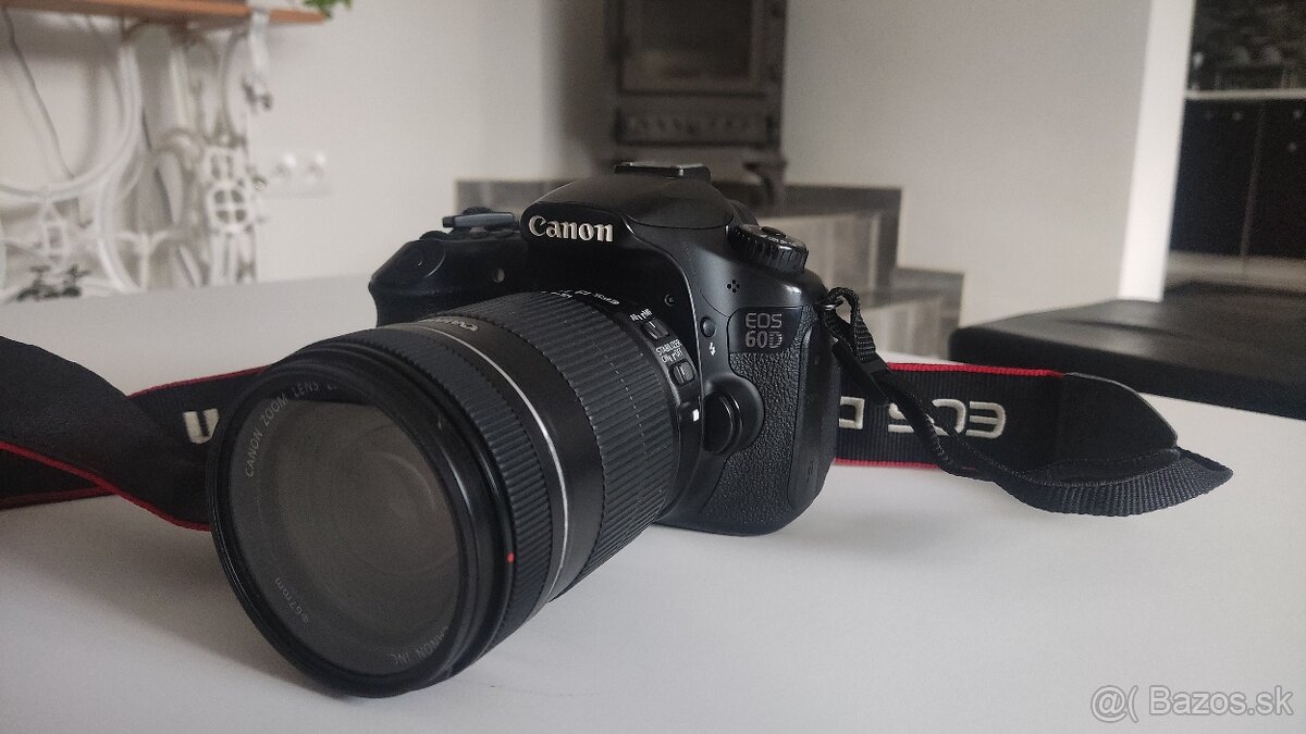Canon EOS 60D + 18-135mm IS – výborný stav, komplet set