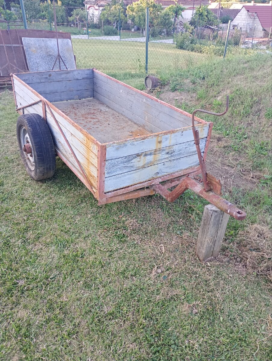 Predám malotraktor + vlečka.